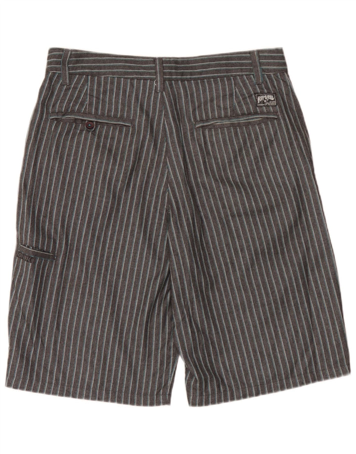 Shorts Chino Masculino Rip Curl W32 Poliéster Listrado Cinza Médio