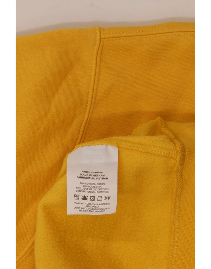 Nike Mens Moletom Jumper XL Amarelo Algodão