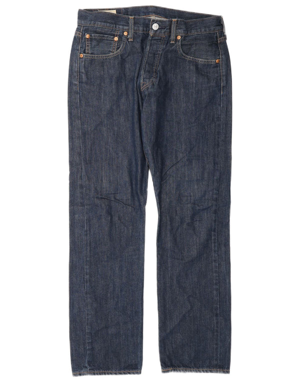 Levi's Masculino 501 Straight Jeans W31 L30 Azul Algodão