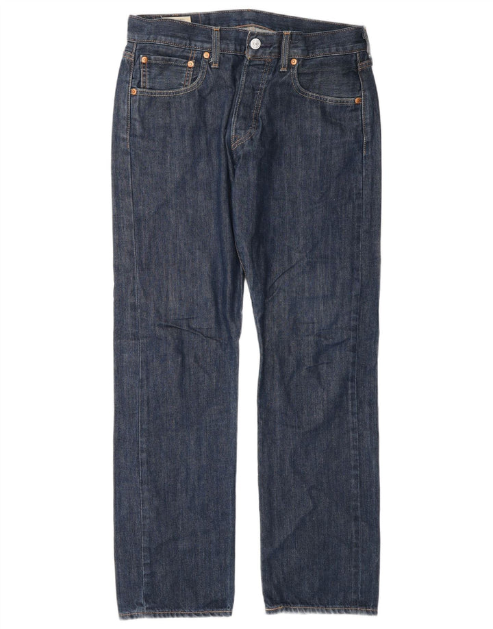 Levi's Masculino 501 Straight Jeans W31 L30 Azul Algodão