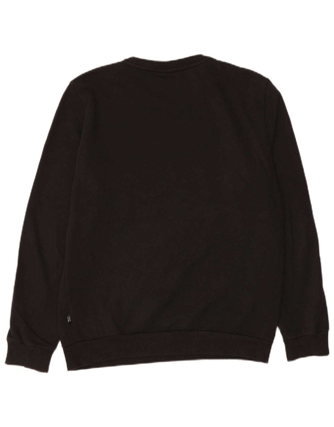 Puma moletom masculino jumper pequeno algodão preto