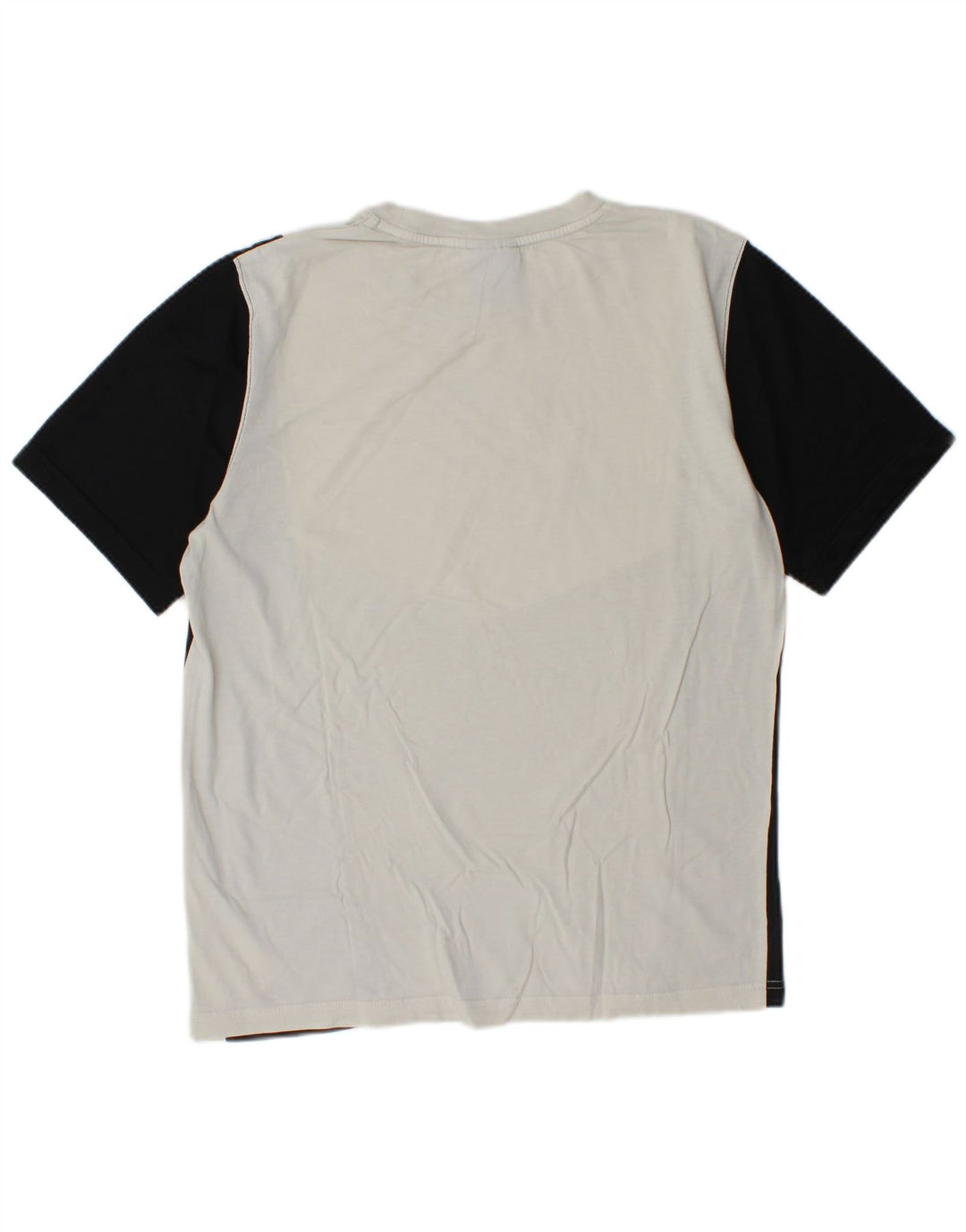 Camiseta Nike masculina gráfica Top médio branco colorblock algodão