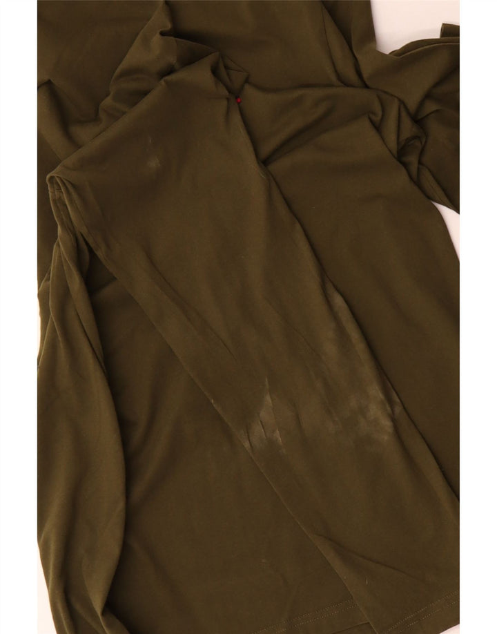 Top masculino TOMMY HILFIGER manga comprida 2XL algodão cáqui