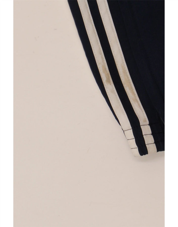 Calça de treino masculina Adidas Joggers grande poliéster azul marinho