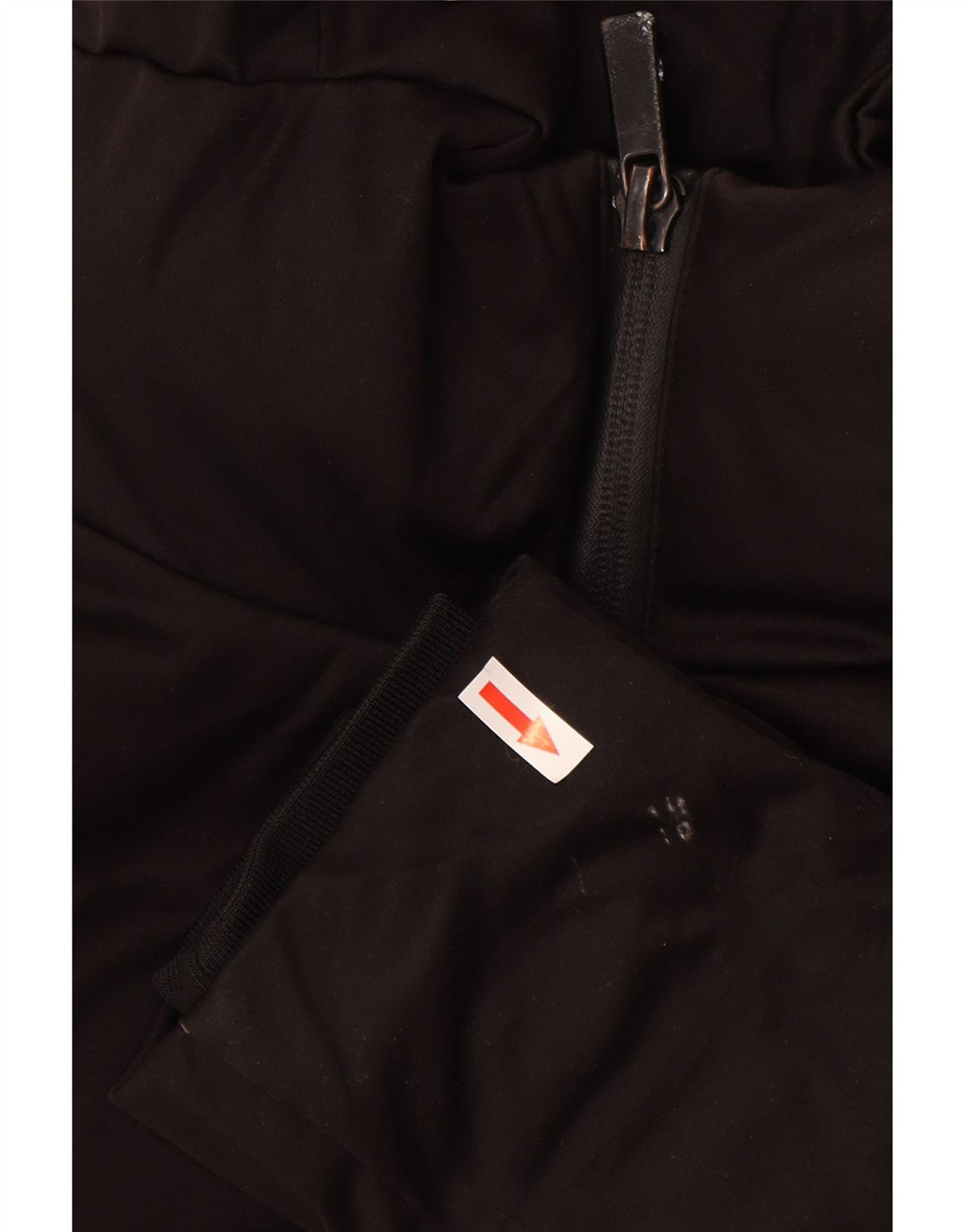 Jaqueta acolchoada com capuz masculina Zara UK 36 poliéster preto pequeno