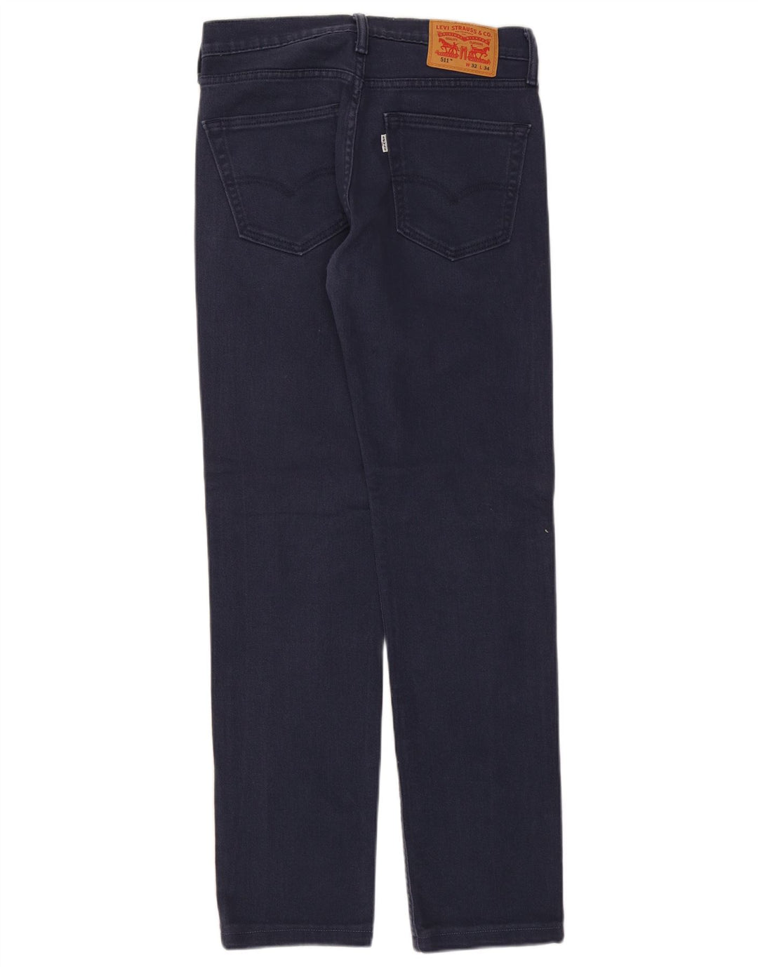 Levi's Masculino 511 Slim Jeans W32 L32 Azul Marinho Algodão