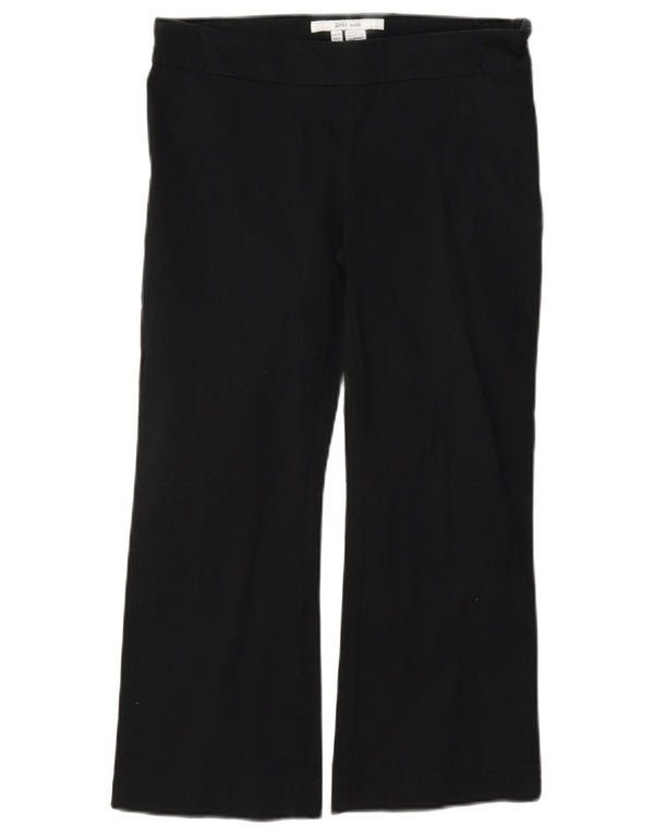 Calça capri feminina Zara EU 36 XS W26 L22 algodão azul marinho