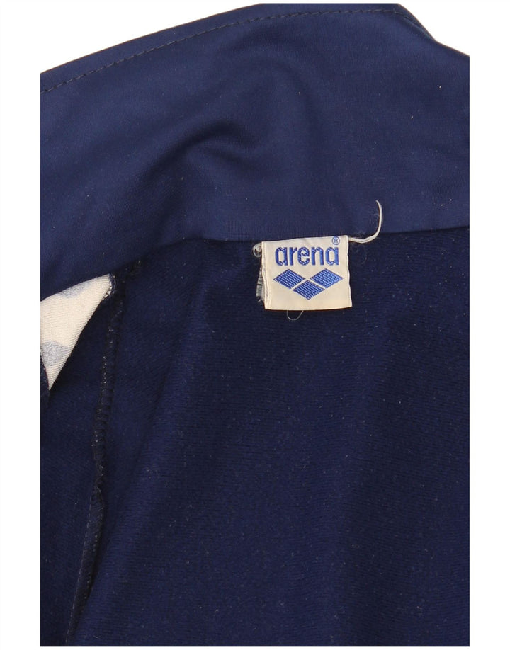 Jaqueta masculina de agasalho gráfico Arena 2XL azul marinho colorblock