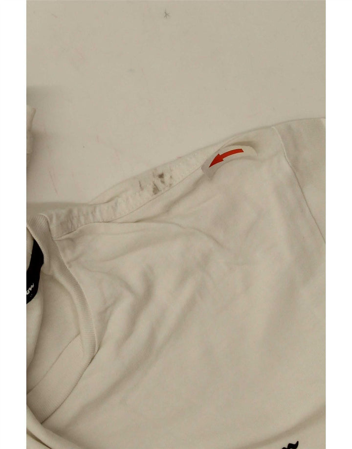 Camiseta masculina Champion de algodão branco médio