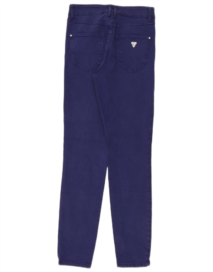 Guess Jeans Slim Feminino W27 L28 Azul Algodão