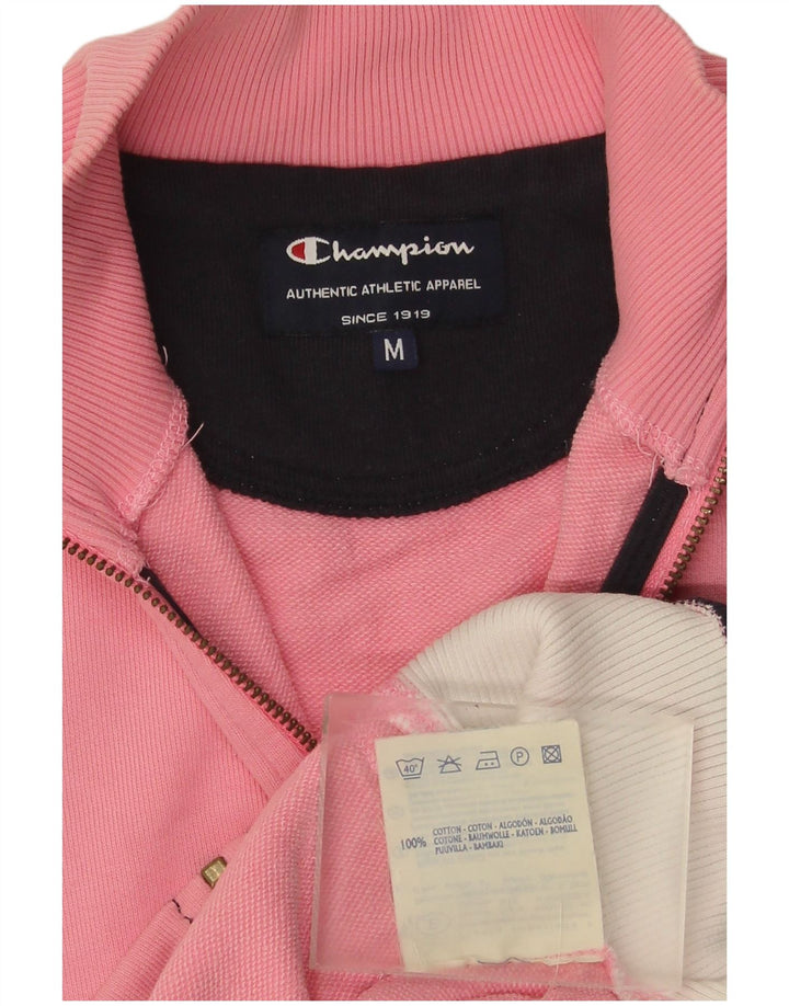 Jaqueta feminina Champion UK 12 algodão colorblock rosa médio