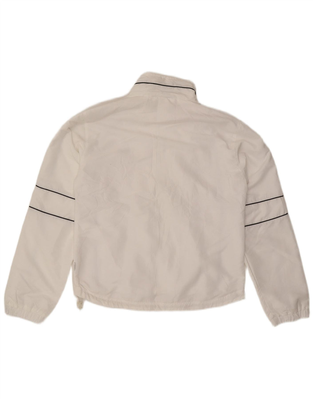 Fila Womens Tracksuit Top Jacket UK 16 Grande Poliéster Branco