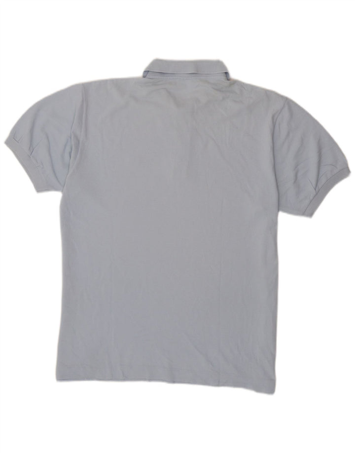 Camisa polo masculina Lacoste tamanho 5 grande algodão azul