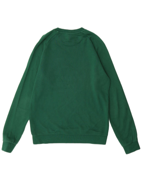 Adidas Mens Graphic Moletom Jumper Médio Algodão Verde
