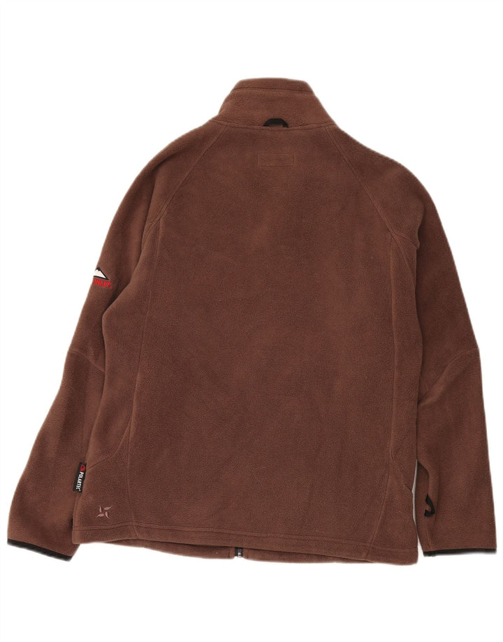 Jaqueta de lã feminina McKinley Reino Unido 16 grande poliéster marrom