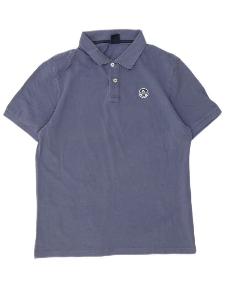 Camisa polo masculina North Sails pequena azul