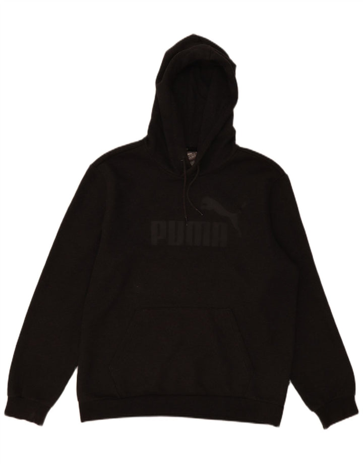 PUMA Mens Graphic Hoodie Jumper Médio Algodão Cinza