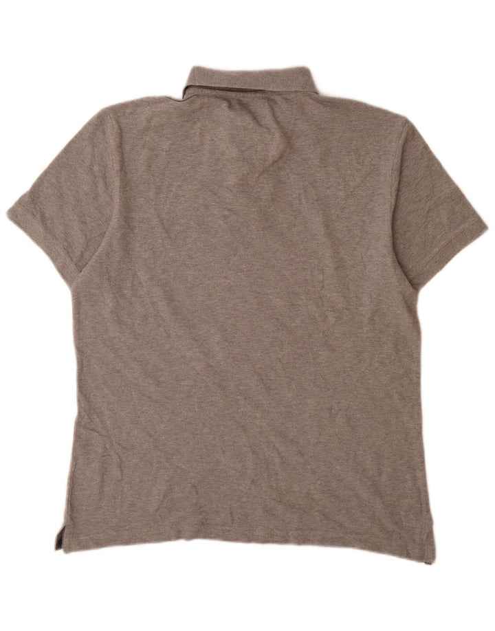 Camisa polo masculina Barbour XL cinza algodão