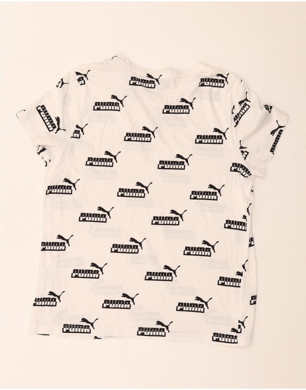 Puma Camiseta Feminina Graphic Top UK 16 Grande Branco