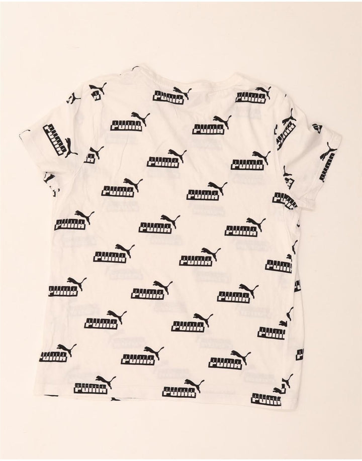 Puma Camiseta Feminina Graphic Top UK 16 Grande Branco