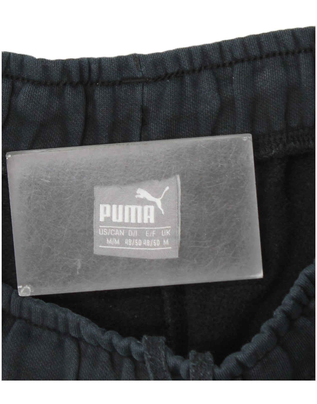 Calça esportiva masculina Puma Straight Joggers médio algodão preto