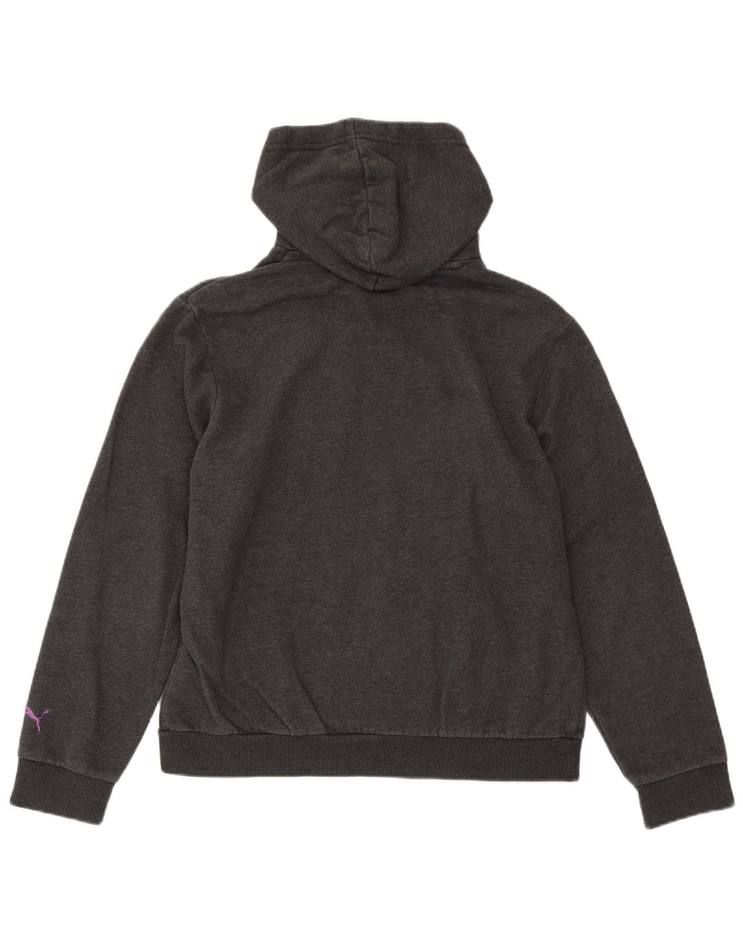 Jumper com capuz gráfico feminino PUMA UK 14 grande algodão cinza