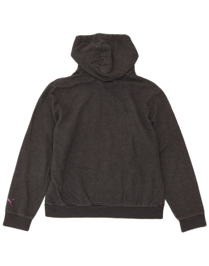 Jumper com capuz gráfico feminino PUMA UK 14 grande algodão cinza