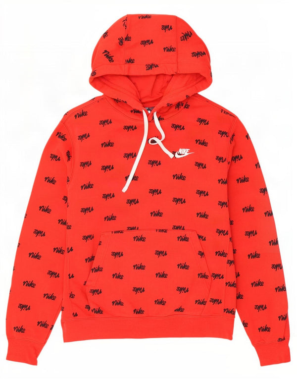 Nike Mens Graphic Hoodie Jumper Médio Algodão Vermelho