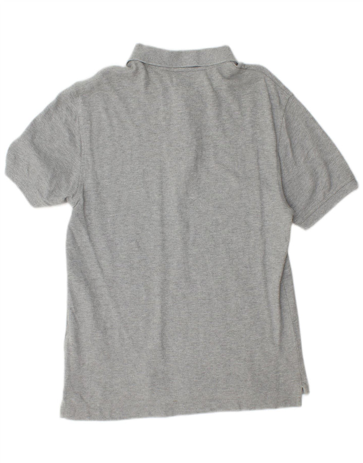 Camisa polo masculina Levi's pequena cinza algodão
