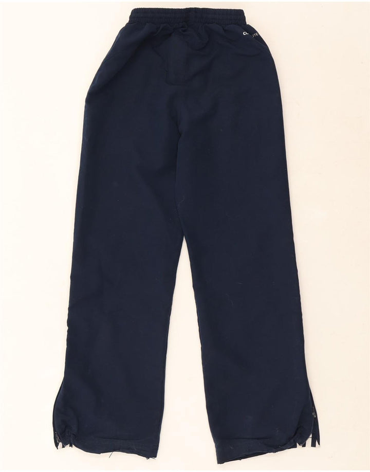 Calças de treino Adidas meninos 9-10 anos azul marinho poliéster