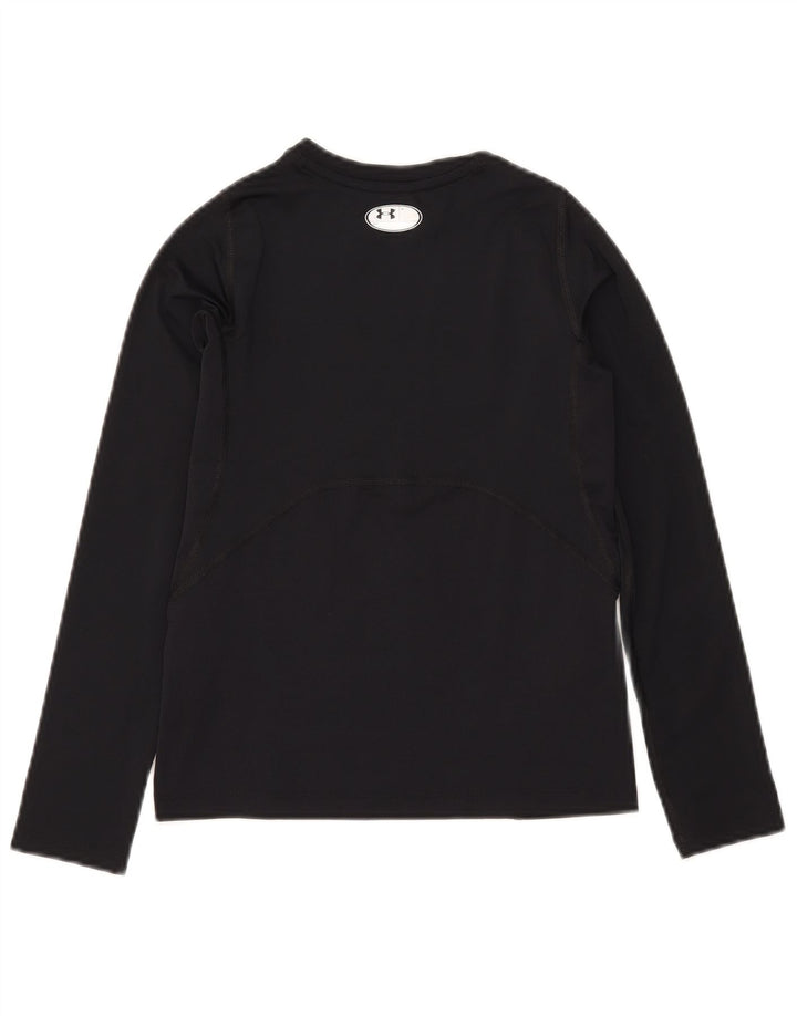 Under Armour Boys Heat Gear Top manga comprida 9-10 anos médio preto