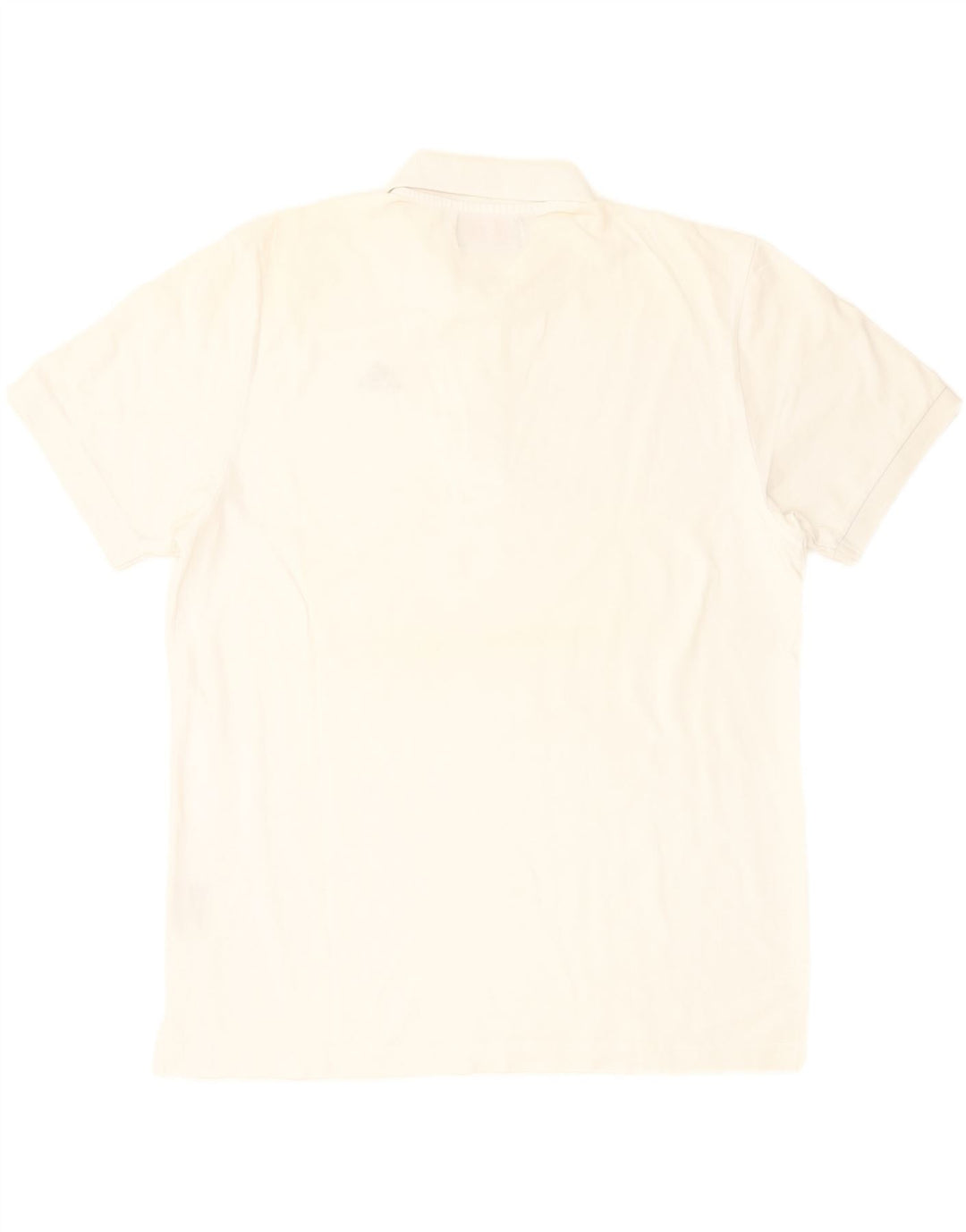 KAPPA Mens Polo Shirt XL White Cotton Vintage Kappa and Second-Hand Kappa from Messina Hembry 