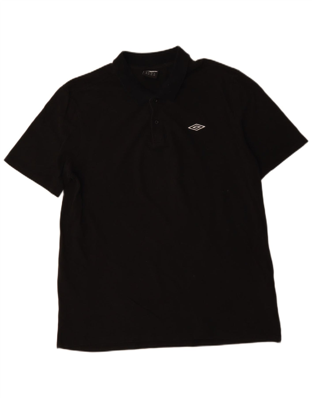 Camisa polo masculina UMBRO 2XL algodão preto
