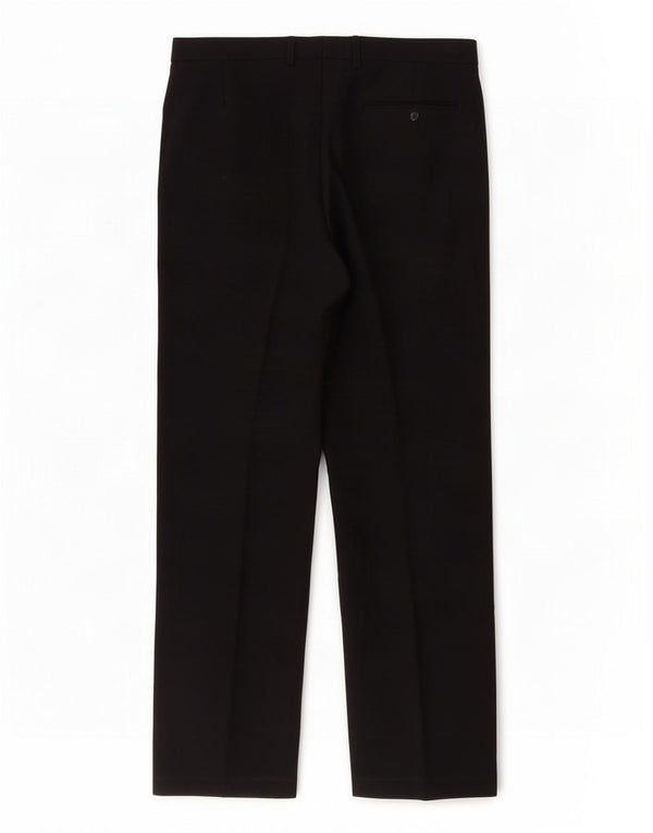 Calça masculina Marks & Spencer reta regular fit W36 L31 azul marinho