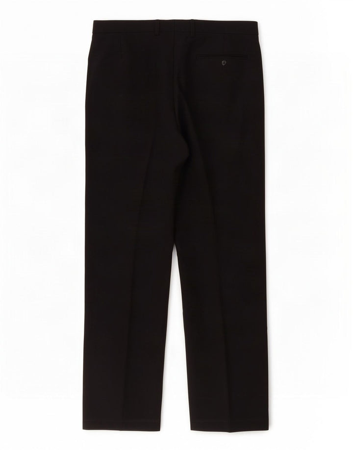 Calça masculina Marks & Spencer reta regular fit W36 L31 azul marinho
