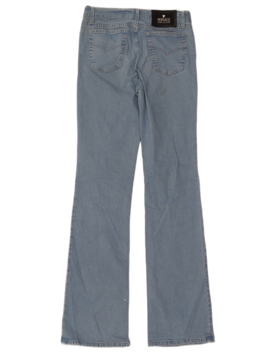 Calça jeans feminina Versace W29 L32 azul algodão