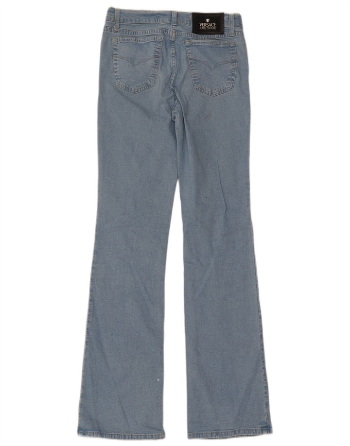 Calça jeans feminina Versace W29 L32 azul algodão
