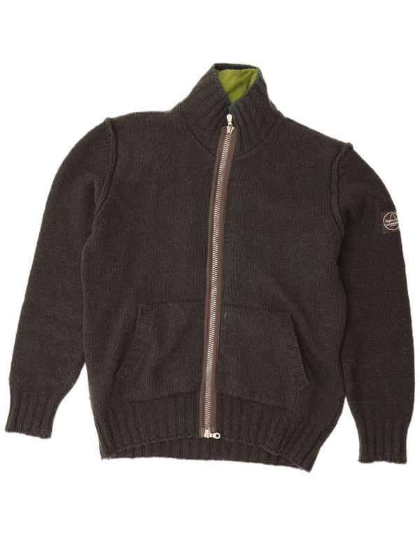 Suéter cardigan masculino Sailmakers MURPHY & NYE XL lã cinza