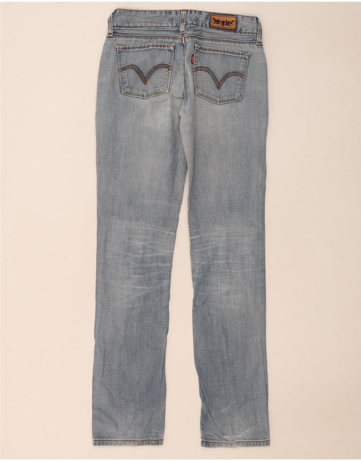 LEVI'S Feminino 571 Slim Jeans W28 L34 Azul Algodão