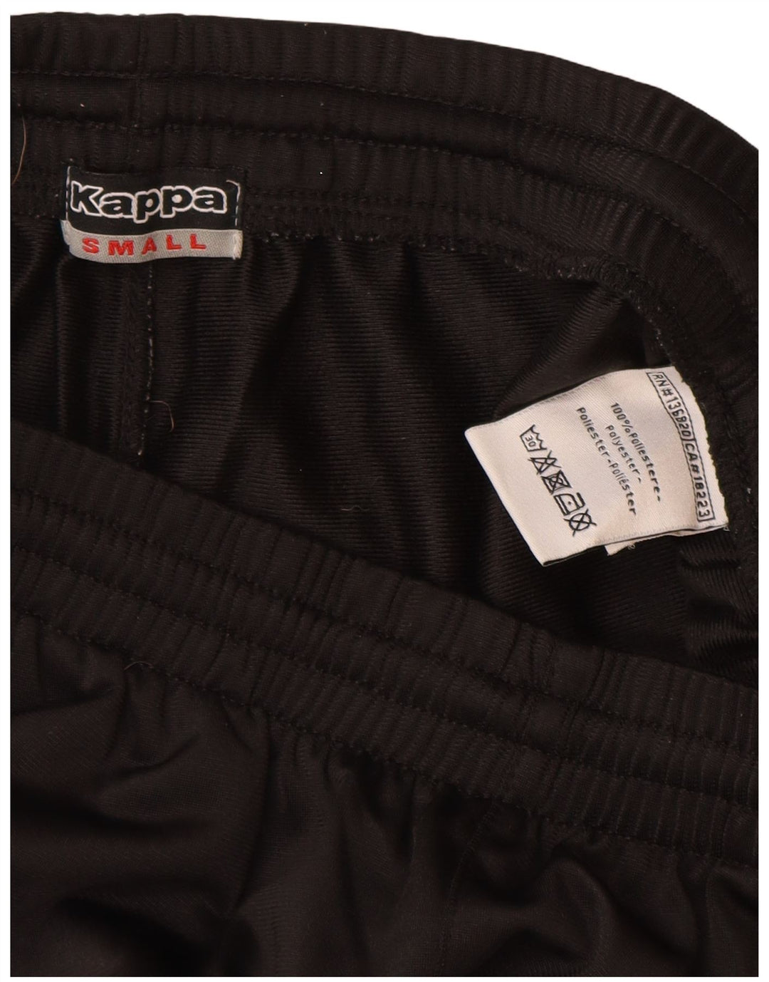 Calça de treino masculina Kappa Joggers pequeno poliéster preto