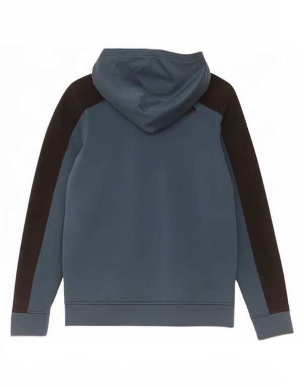 Suéter com capuz The North Face Boys Zip 14-15 anos XL azul colorblock