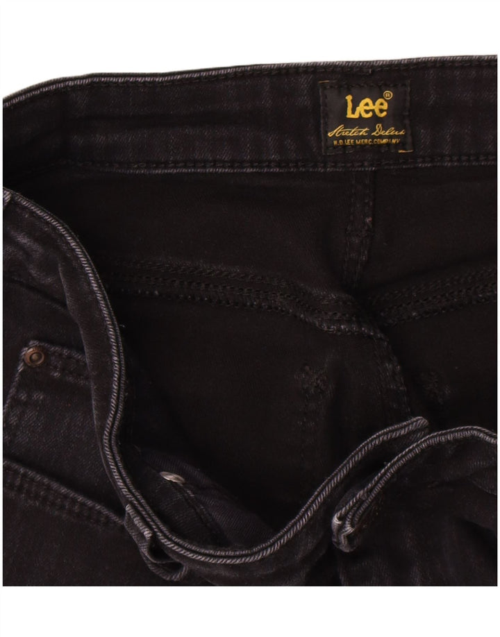 Calça jeans reta feminina Lee W30 L29 preta