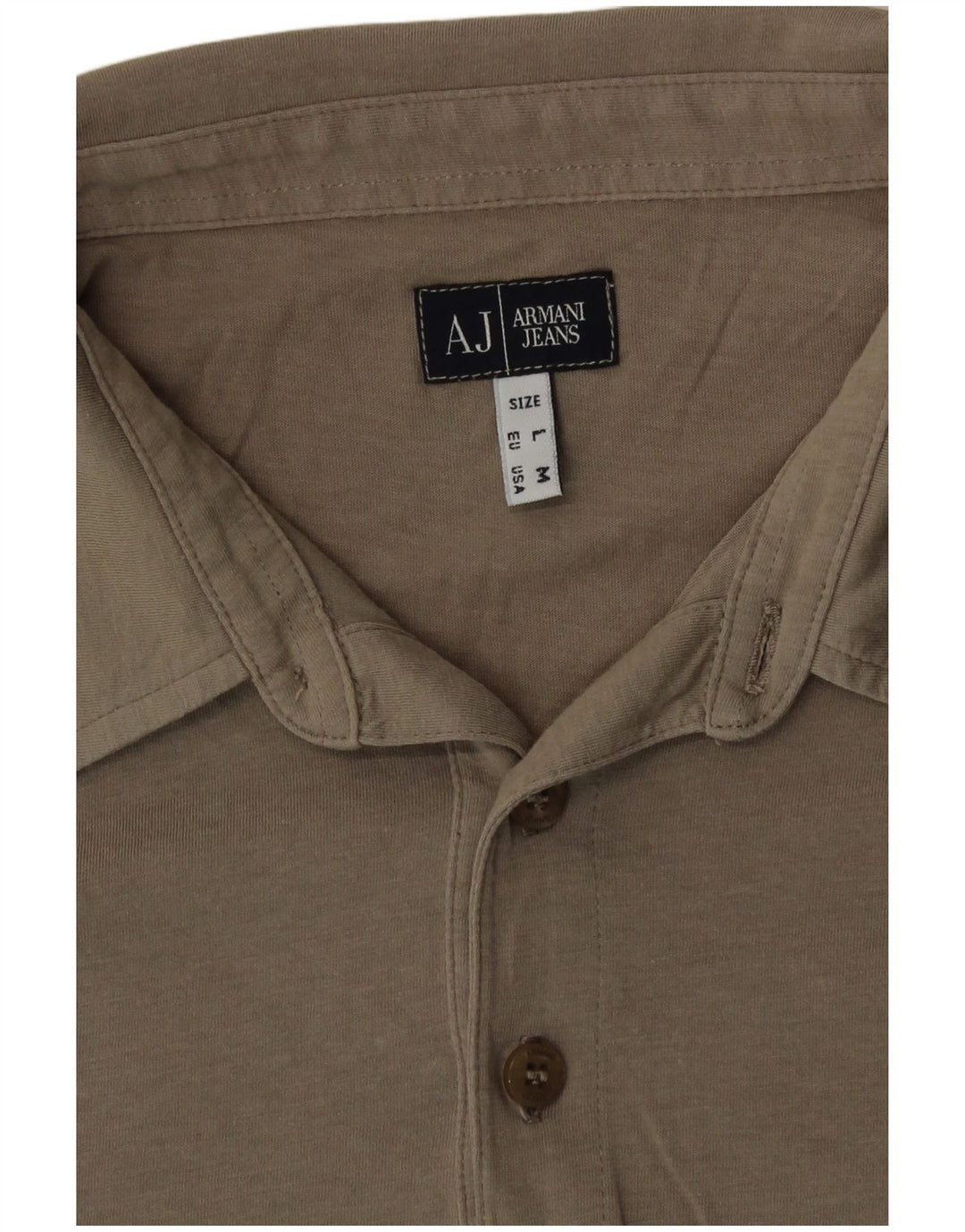 Camisa polo masculina Armani marrom médio