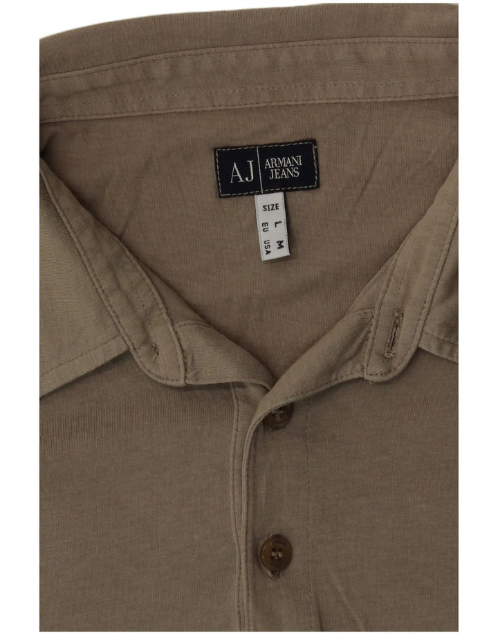 Camisa polo masculina Armani marrom médio