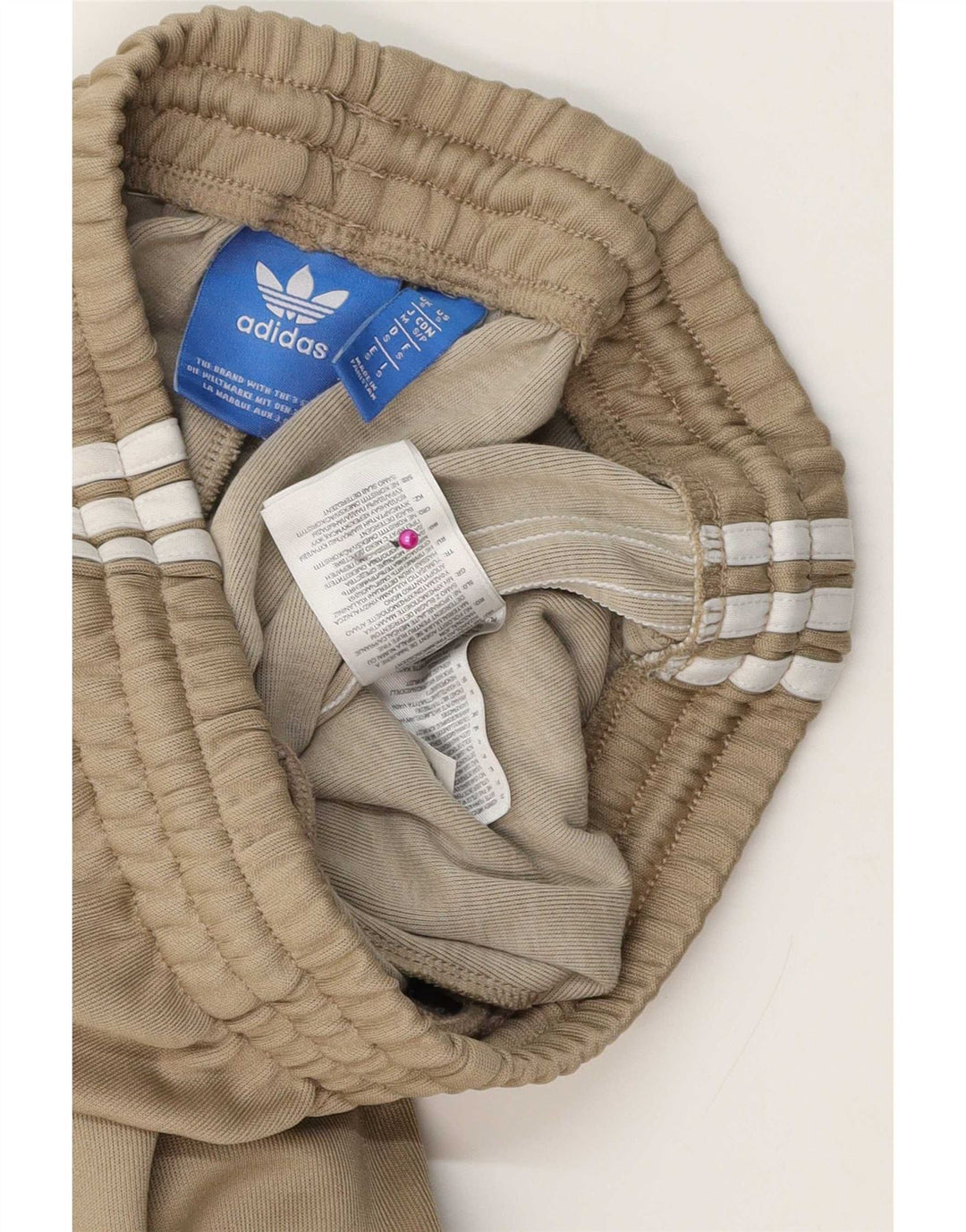 Adidas Mens Calças de treino Joggers Pequeno Poliéster Cáqui