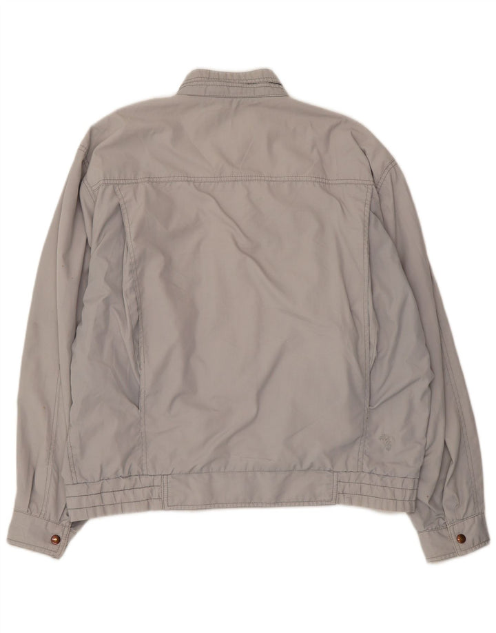 Jaqueta bomber masculina vintage UK 40 grande cinza