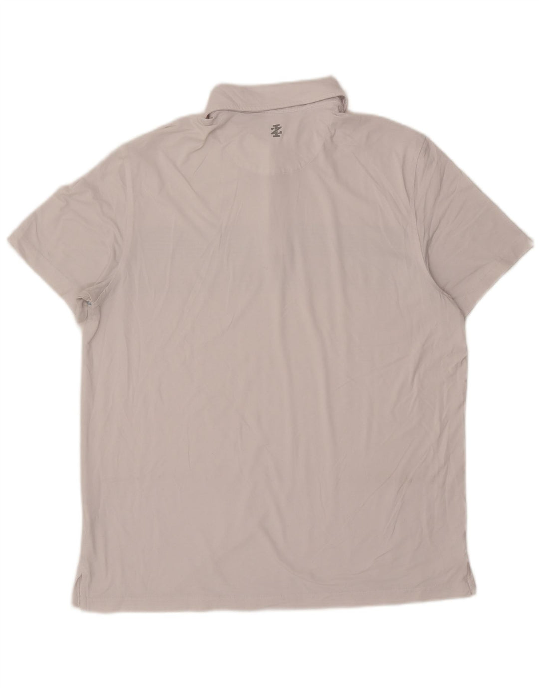 Camisa polo masculina IZOD grande poliéster listrado branco