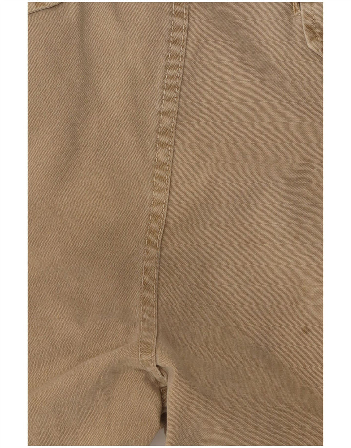 Shorts cargo masculino vintage IT 52 XL W36 algodão bege