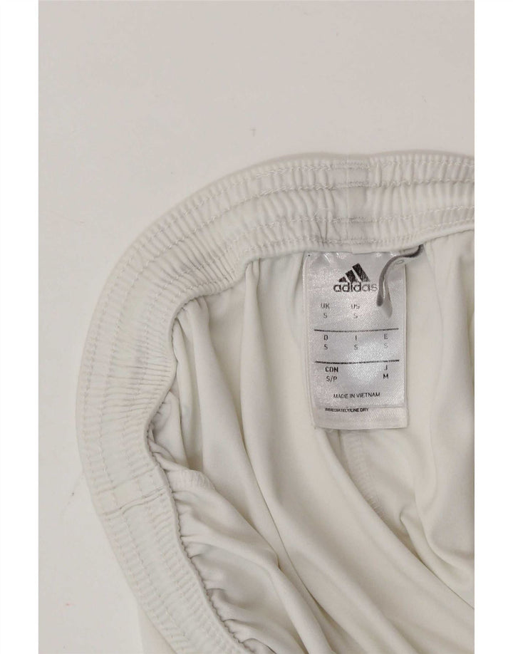 Adidas Mens Climalite Sport Shorts Pequeno Poliéster Branco