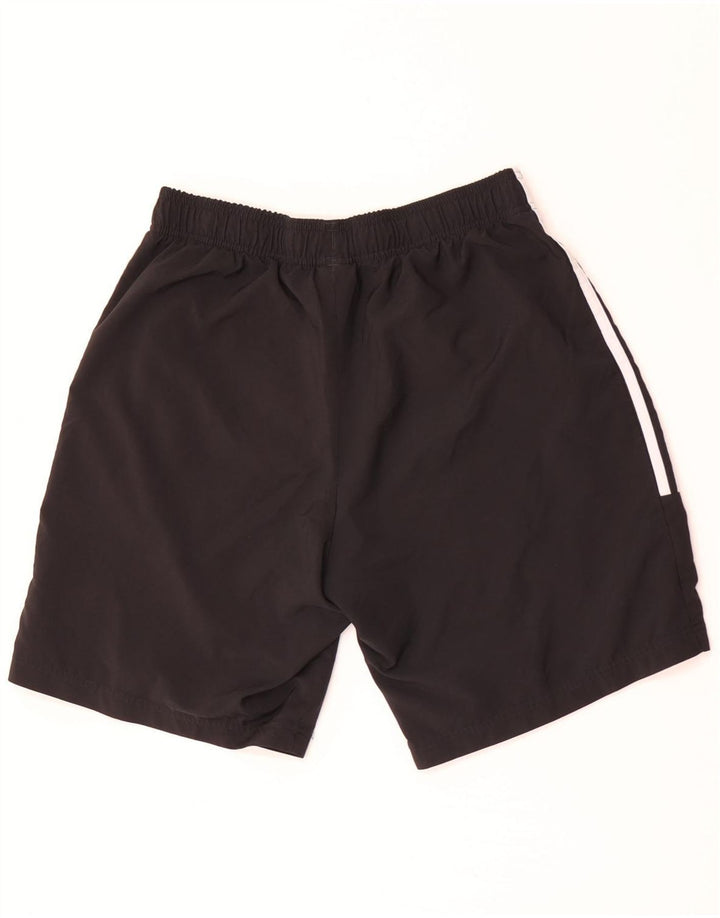 Shorts esportivos masculinos Adidas médio preto poliéster